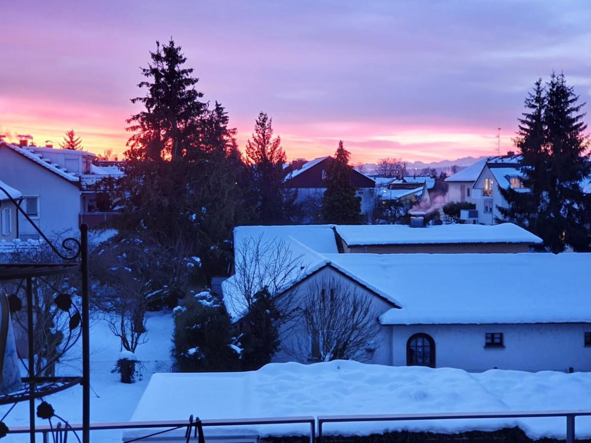 Wohnung im Schwarzwald mit Panorama Blick Kleines Wiesental Exterior foto