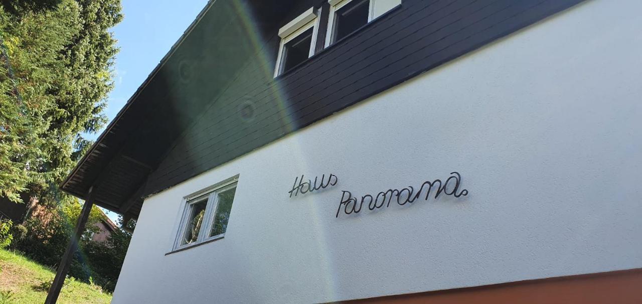 Wohnung im Schwarzwald mit Panorama Blick Kleines Wiesental Exterior foto