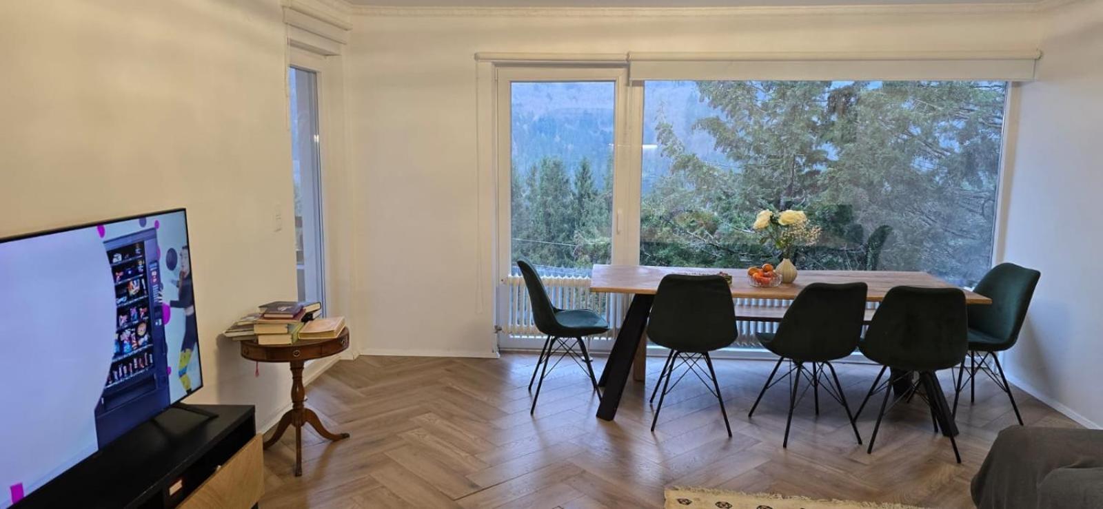Wohnung im Schwarzwald mit Panorama Blick Kleines Wiesental Exterior foto