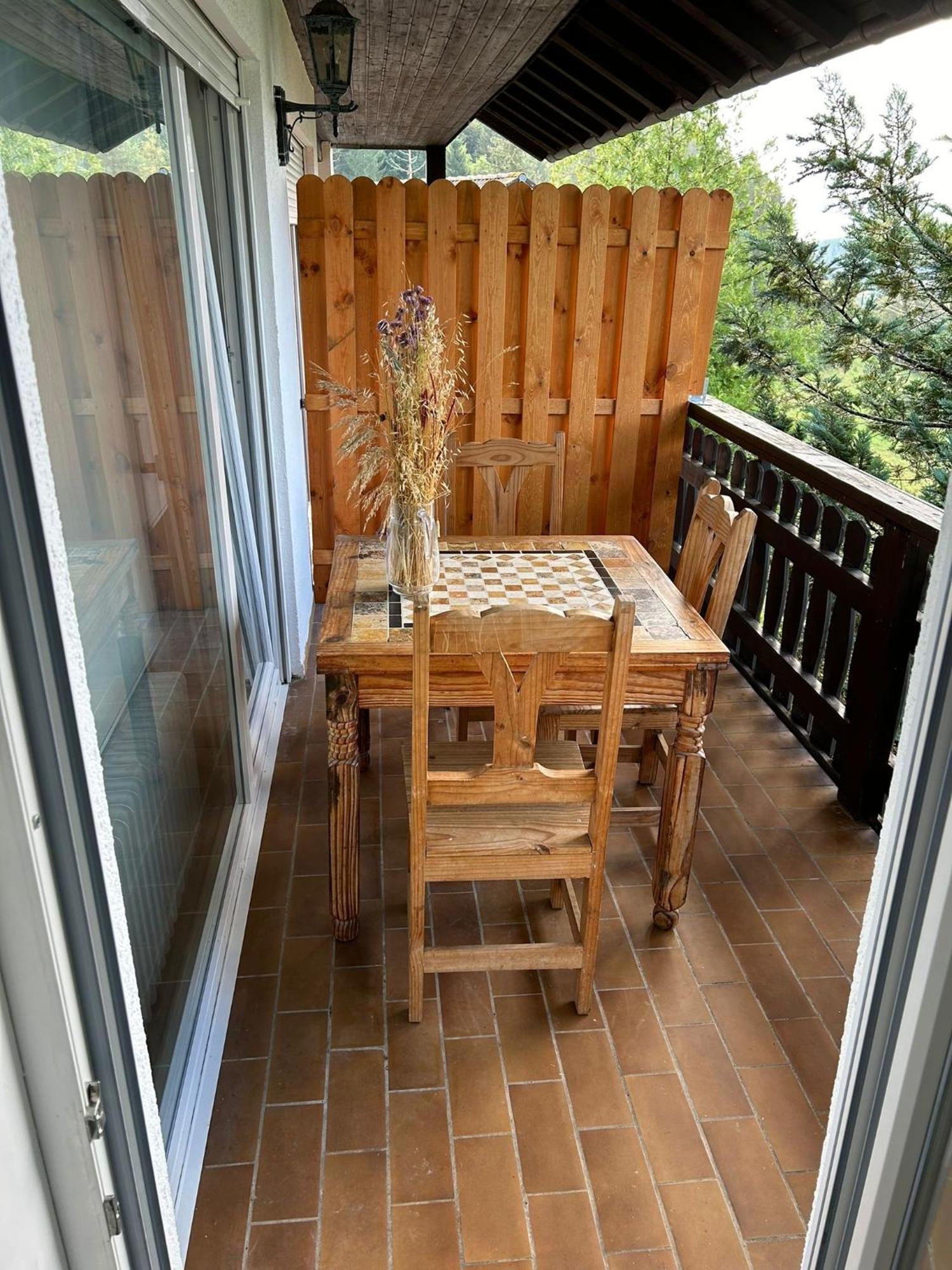 Wohnung im Schwarzwald mit Panorama Blick Kleines Wiesental Exterior foto